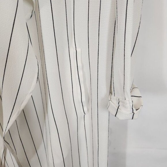 Most Collection Striped‎ Duster in White/Black - Size medium - Picture 3 of 8